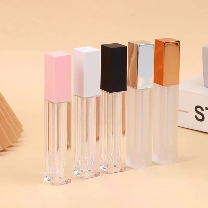 7ml Square Empty Lip Gloss Tubes | Refillable DIY Containers Lip Gloss Container QXL