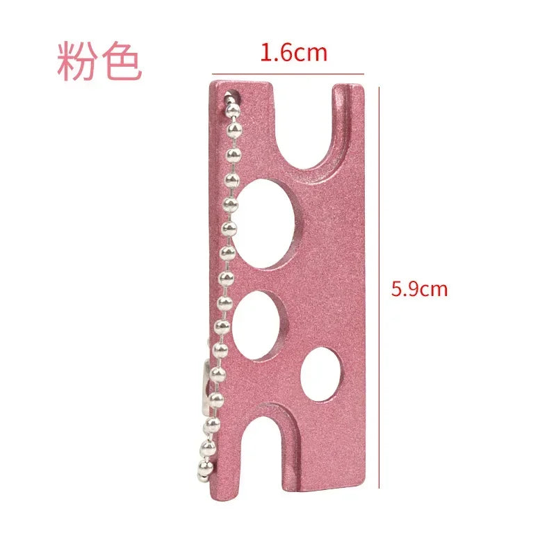 20-Pack Stainless Steel Eyelash Glue Cap Opener & Replacement Heads Lash Extension Tool QXL M46 Pink