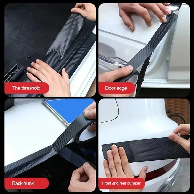 Nano 3D Carbon Fiber Vinyl Tape – Waterproof Car Protector Vinyl Protective Tape QXL
