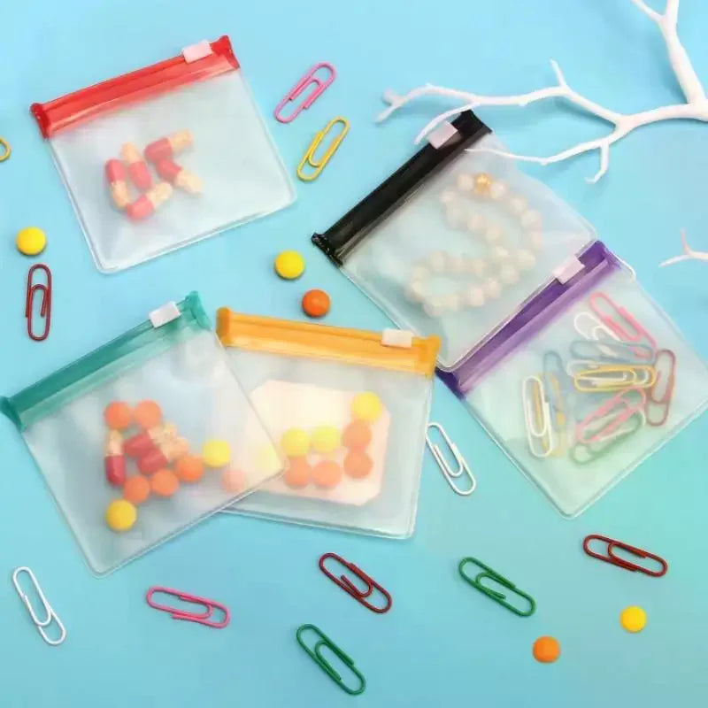 Reusable Zippered Pill Pouches | 7 & 21-Pack Travel Organizer Pill Pouch Organizer QXL