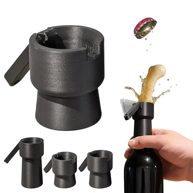Lever Beer Bottle Opener | Cap Launcher – 4-Size Set Bottle Opener QXL