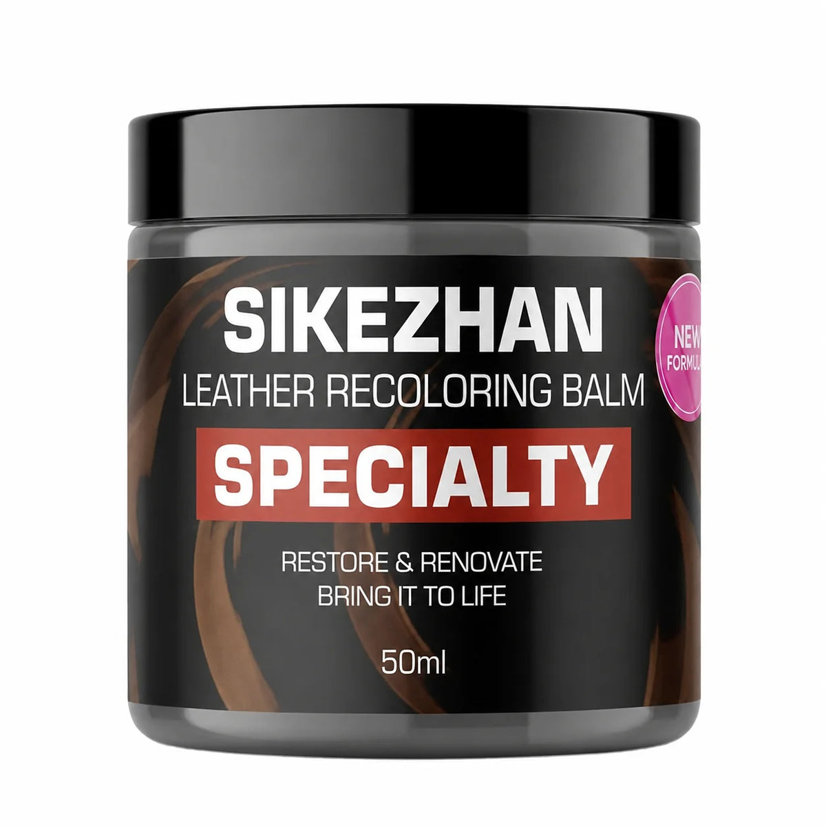 SIKEZHAN Leather Recoloring Balm 50ml | Restore Car Seats & More Leather Restoration Balm QXL grey 150ml