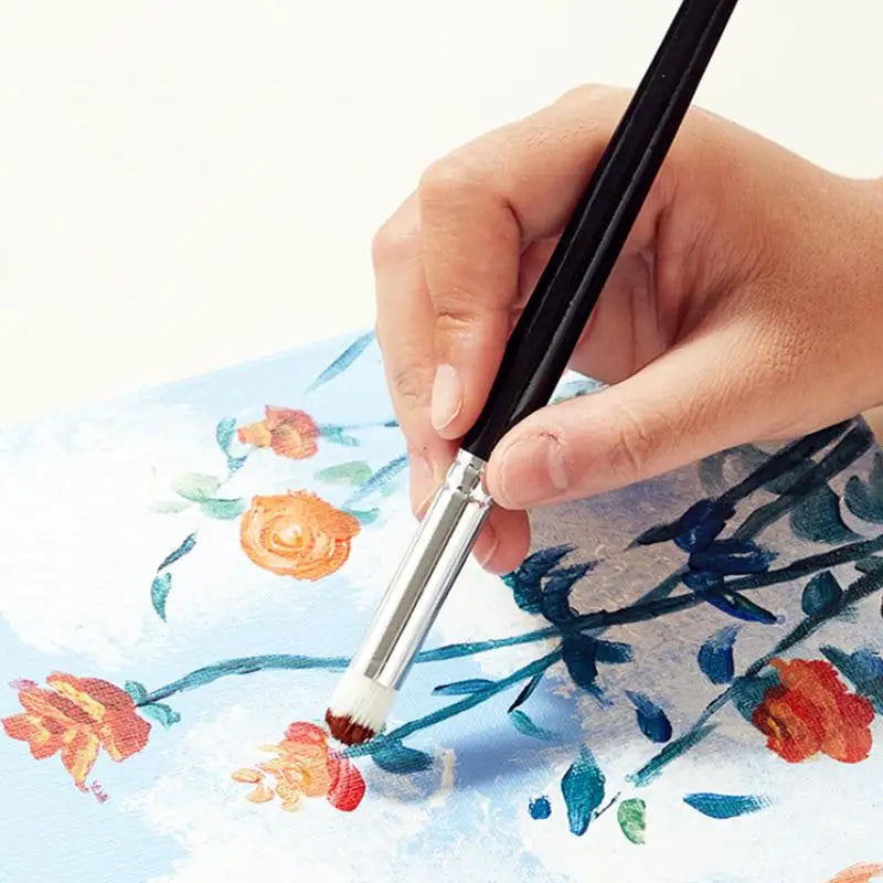 Nylon Miniature Dry Brush Set | Detail Art & Model Painting Miniature Paint Brush Set QXL