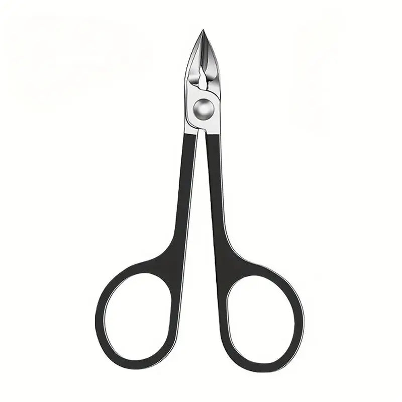 Precision Cuticle Scissors | Stainless Steel Manicure Tool Cuticle Scissors QXL black