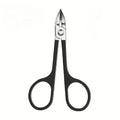 Precision Cuticle Scissors | Stainless Steel Manicure Tool Cuticle Scissors QXL black