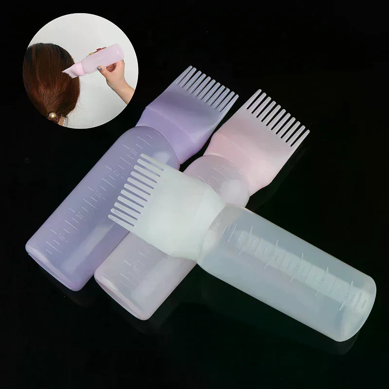 Hair Dye Applicator Bottle with Comb | Root Color Tool Hair Dye Applicator QXL