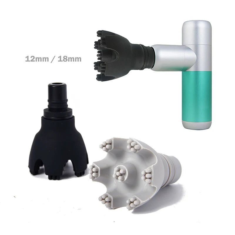 Massage Gun Replacement Heads | Spherical, U & T-Shaped Tips Massage Gun Attachment QXL