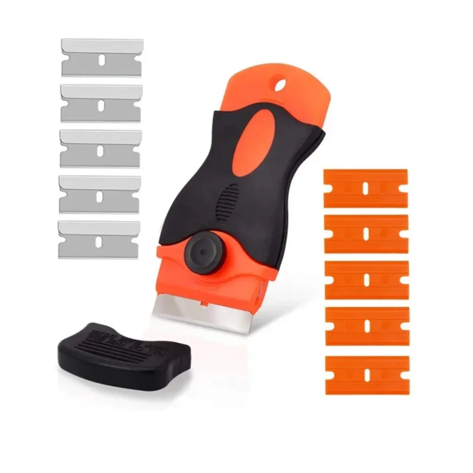 Non-Scratch Plastic Blade Scraper – Decals, Glass & Oven Plastic Blade Scraper QXL