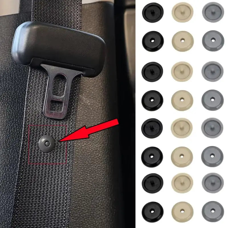 10-Pair Car Seat Belt Safety Clips | Universal Stopper Set Seat Belt Clip QXL