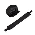 Heatless Curling Rod Headband | No-Heat Overnight Hair Rollers Heatless Hair Curler QXL black-2pcs