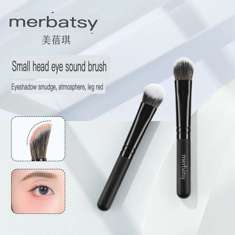 Mini Slope Eyeshadow & Concealer Brush | Blush Detail Tool Makeup Detail Brush QXL