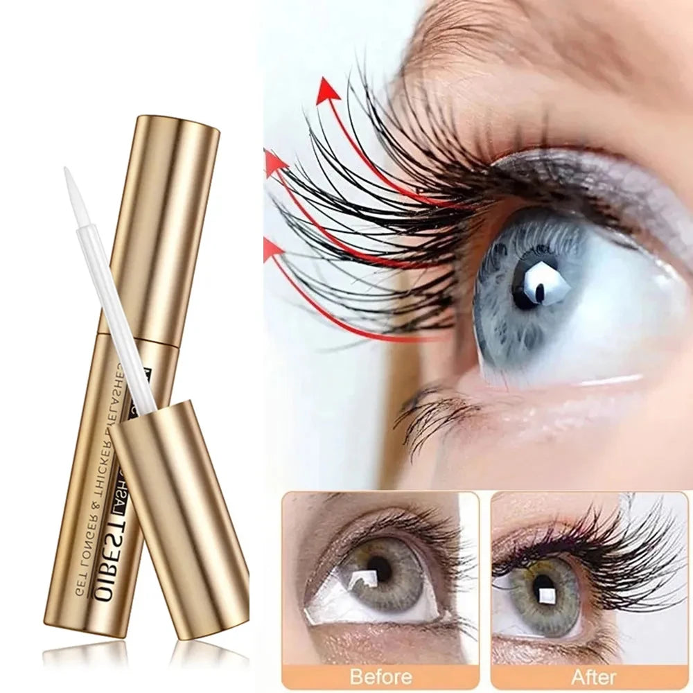 QIBEST Eyelash Growth Serum | Vitamin E Lash Enhancer Lash Growth Serum QXL