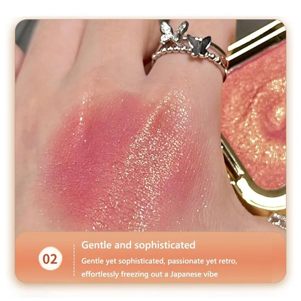 Monochrome Powder Blush | Natural Brightening Contour Blusher Powder Blush QXL