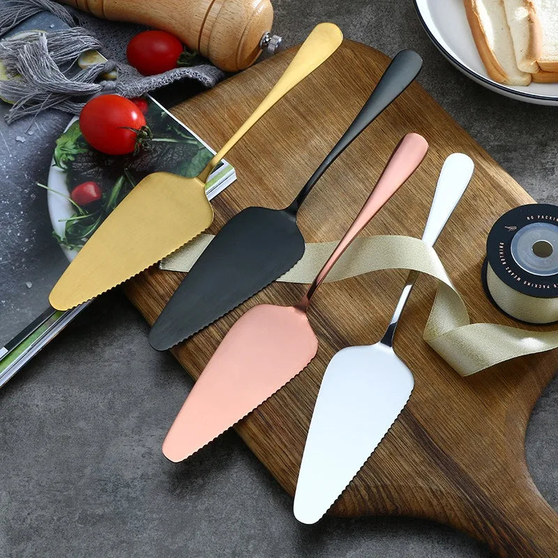 Stainless Steel Serrated Cake Spatula | Ergonomic Baking Tool Cake Spatula QXL
