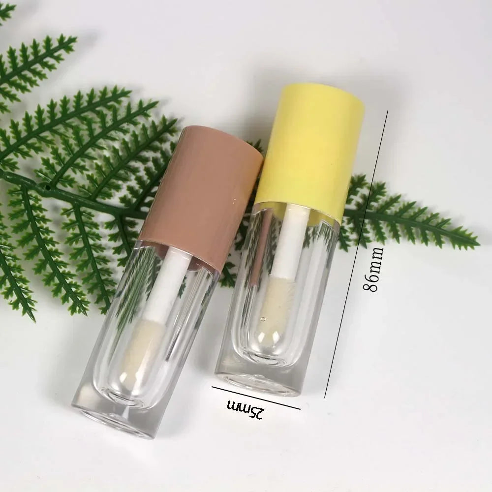 Empty Lip Gloss Tubes 6ml & 10ml | Clear Refillable PETG Bottles Lip Gloss Container QXL