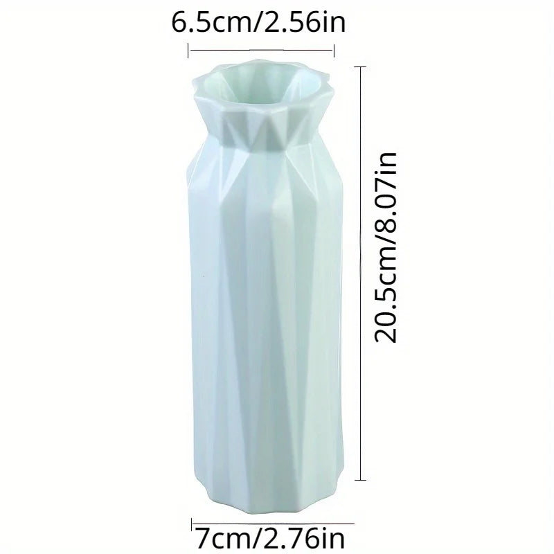 Elegant Plastic Vase for Weddings, Festivals & Office Decor Decorative Vase QXL