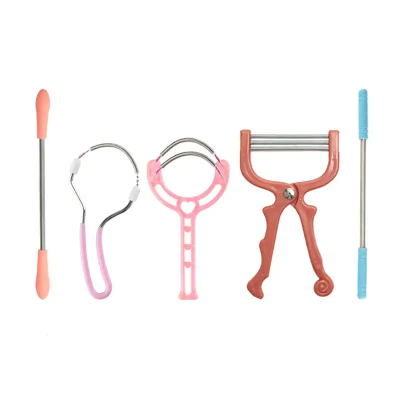 Facial Spring Epilator | Face Hair Threading Removal Tool Facial Hair Epilator QXL