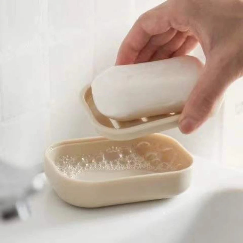 Draining Soap Dish | Decorative Bathroom Soap Holder Tray Soap Dish QXL