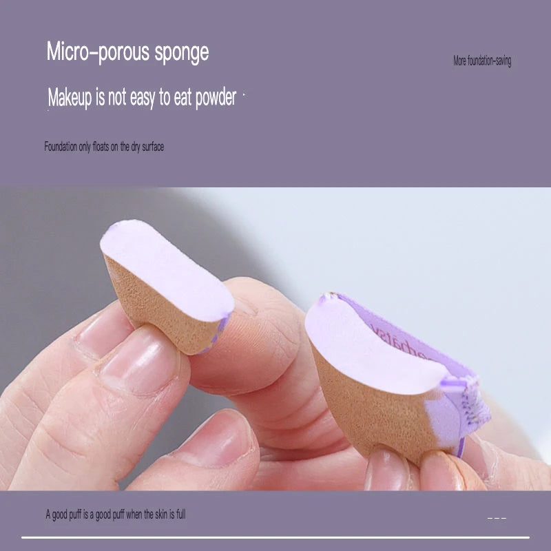 Mini Cushion Finger Puff Set | Concealer & Highlighter Sponge Makeup Sponge Puff QXL