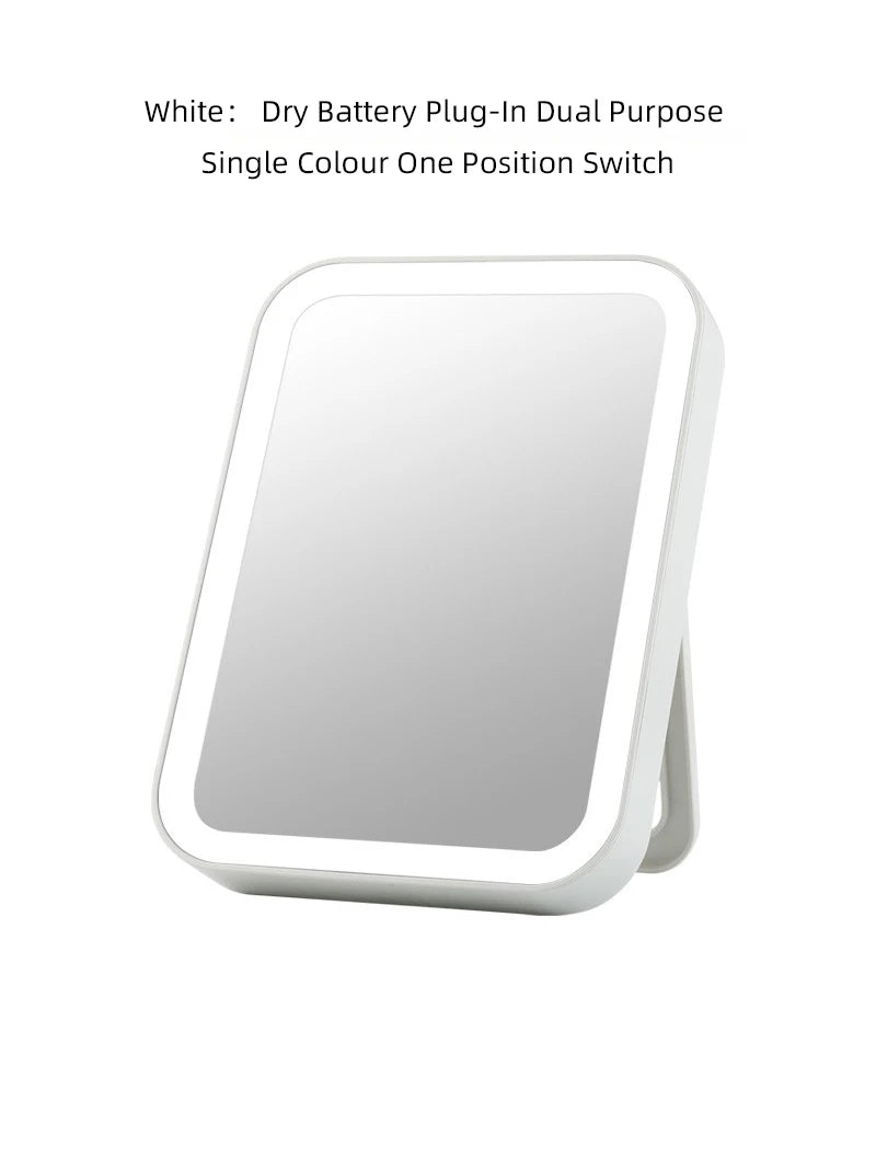 LED Lighted Makeup Mirror | Portable Folding Vanity Mirror Lighted Vanity Mirror QXL