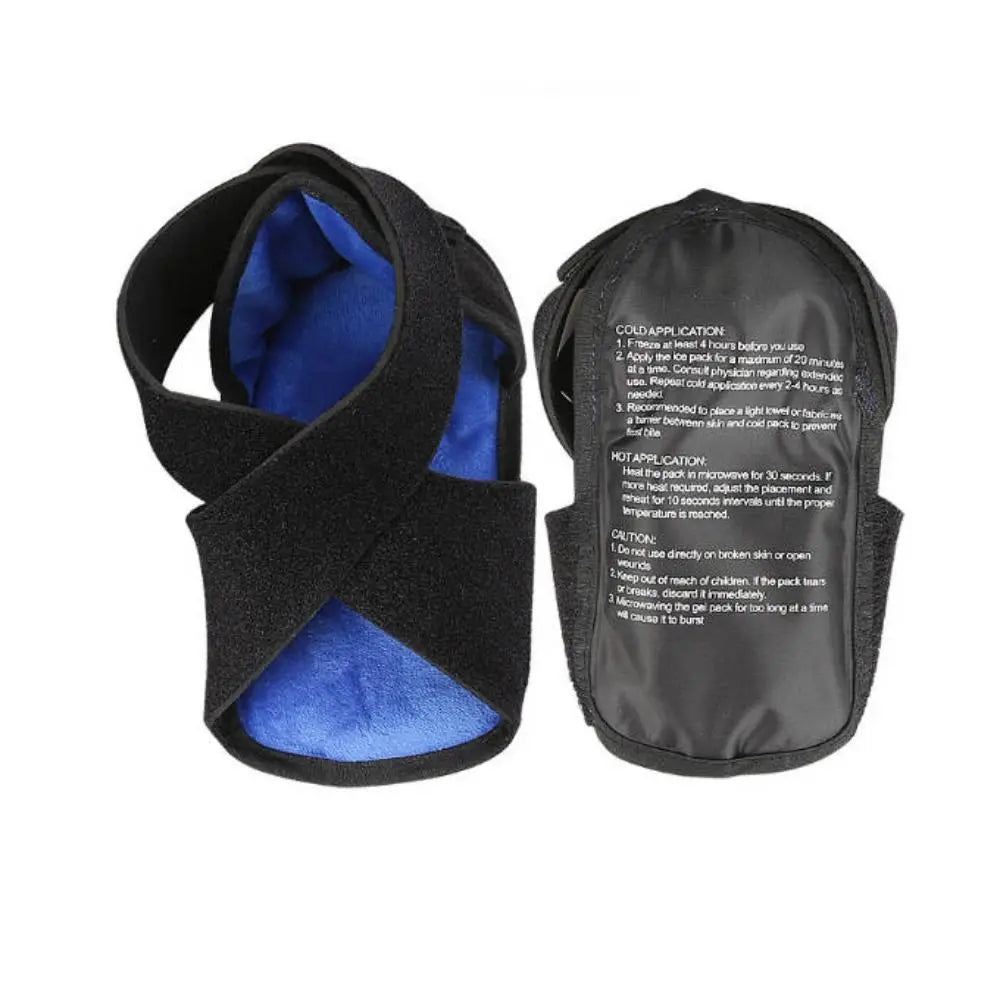 Reusable Heel & Ankle Gel Ice Pack Wrap | Hot & Cold Therapy Gel Ice Pack Wrap QXL