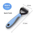 Pet Deshedding Brush & Knot Cutter Comb for Dogs & Cats Pet Grooming Comb QXL S