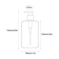 Refillable Square Soap & Lotion Pump Dispenser 200/300ml Soap Pump Dispenser QXL 300ml