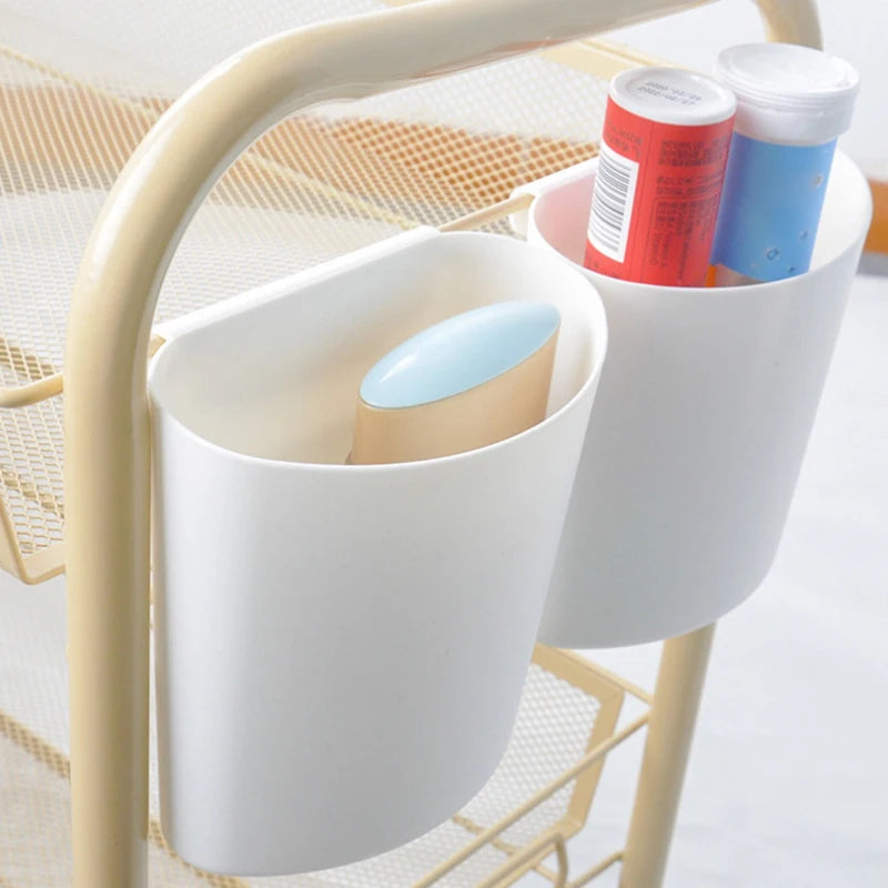 Hanging Plastic Storage Basket | Kitchen & Bathroom Organizer Hanging Storage Basket QXL