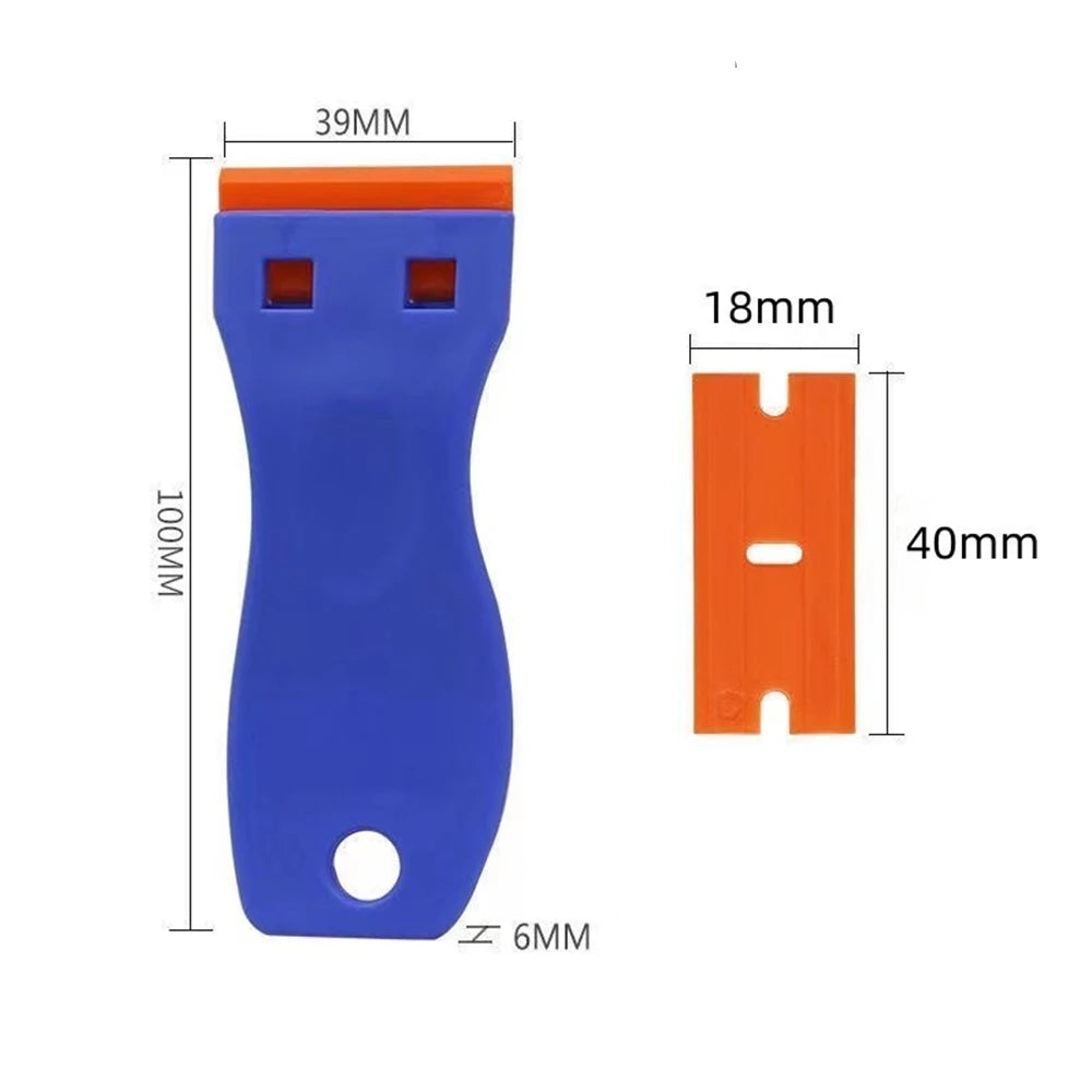 Non-Scratch Plastic Blade Scraper | Sticker & Residue Remover Plastic Blade Scraper QXL