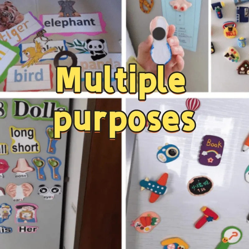 Flexible Magnetic Stickers with Adhesive Backing – Fridge & Office Magnetic Stickers QXL
