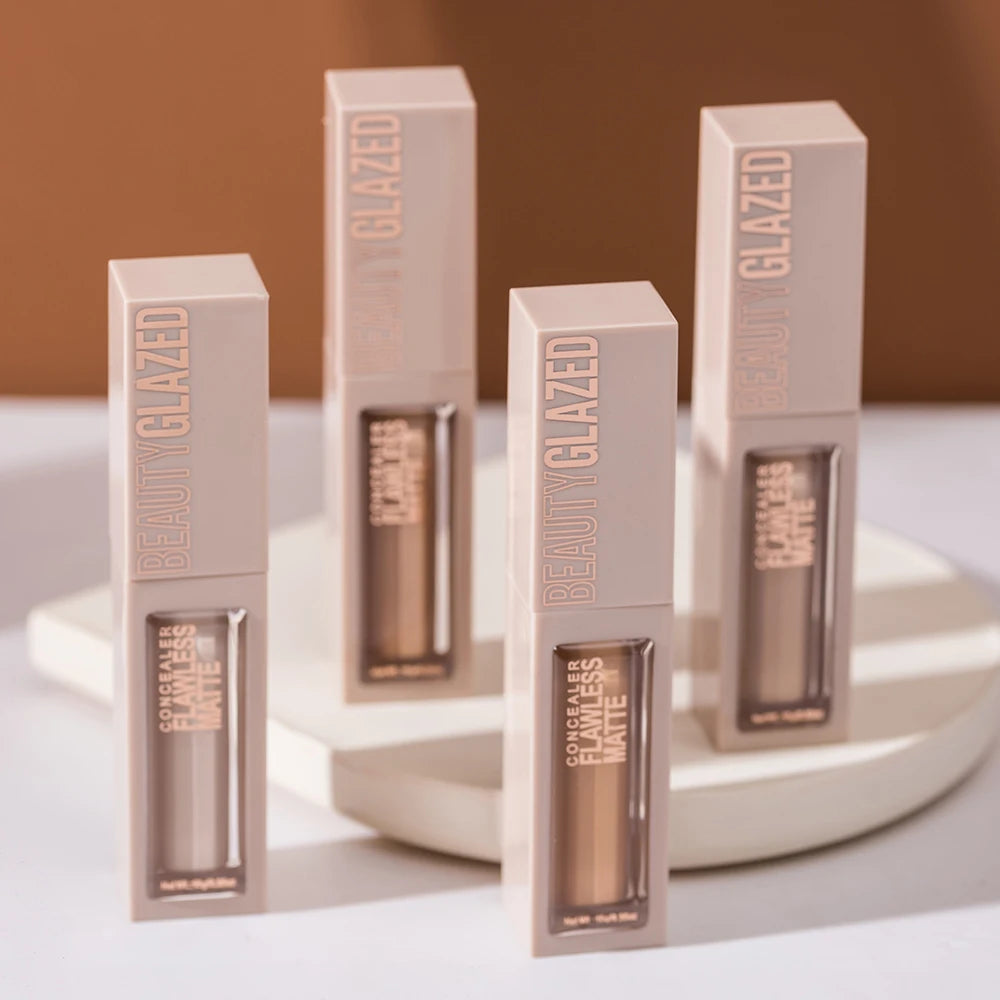 Beauty Glazed 10-Shade Matte Liquid Concealer | Full Coverage Liquid Concealer QXL