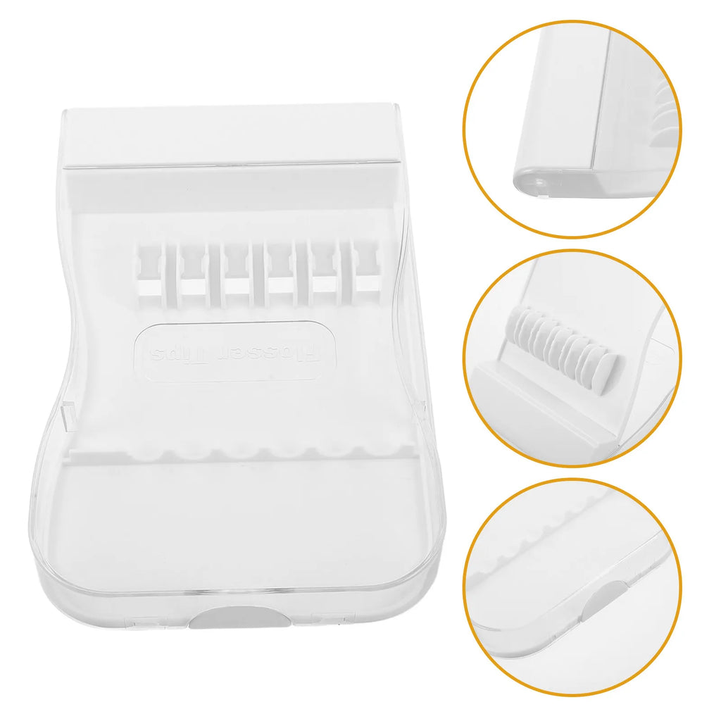 3-Pack Water Flosser Tips Case | 6-Slot Travel Organizer Box Flosser Tips Organizer QXL Default Title