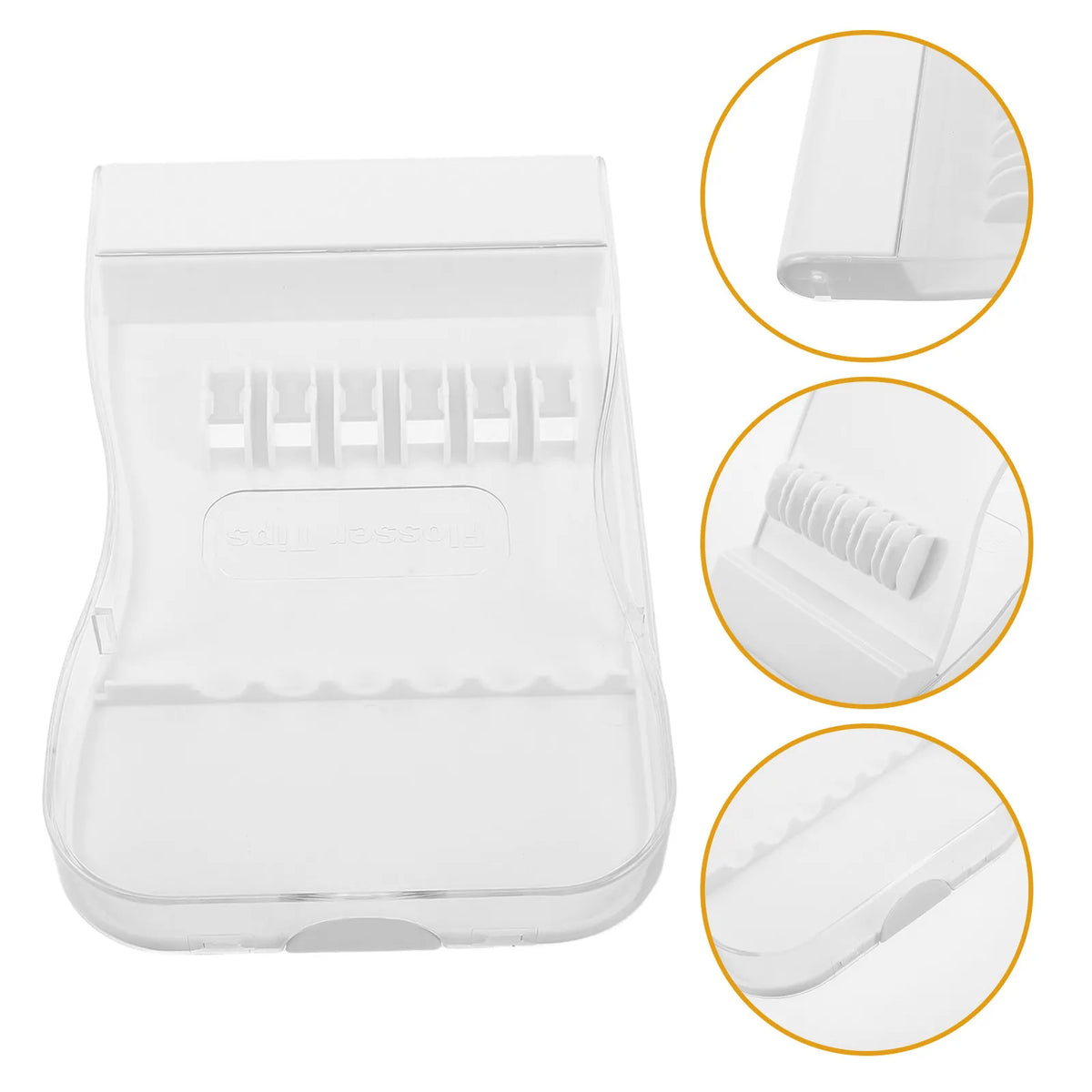 3-Pack Water Flosser Tips Case | 6-Slot Travel Organizer Box Flosser Tips Organizer QXL Default Title