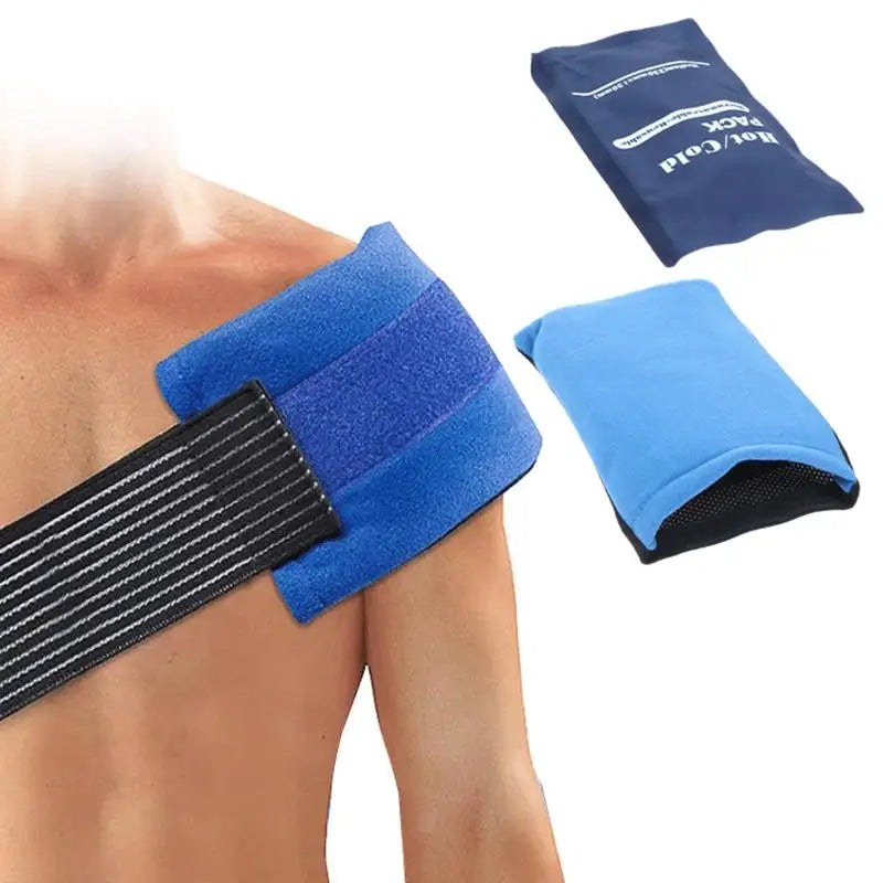 Soft Gel Ice Pack Adjustable Strap | Hot & Cold Therapy Hot Cold Therapy Pack QXL