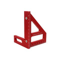 Aluminum Alloy Miter Square Triangle Ruler | Woodworking Tool Woodworking Measuring Ruler QXL Red