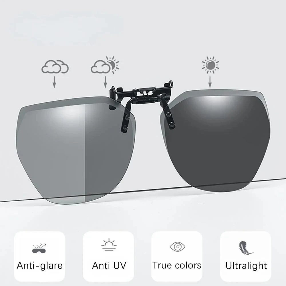 TR Polarized Clip-On Sunglasses UV400 Anti-Glare | 8 Colors Clip-On Sunglasses QXL