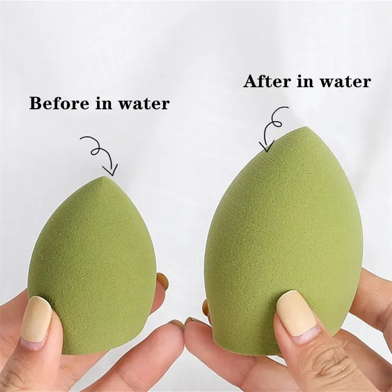 Latex-Free Egg Makeup Sponge | Dry & Wet Foundation Puff Makeup Blending Sponge QXL