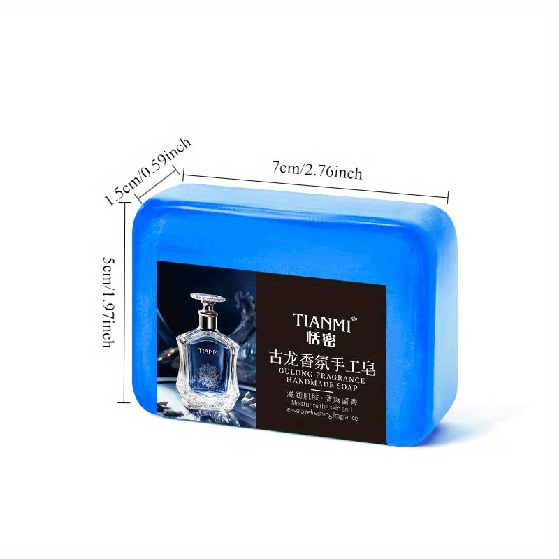 5-Pack Men's Gurong 3-in-1 Handmade Bar Soap – Face, Hair & Body Men's Bar Soap Set QXL