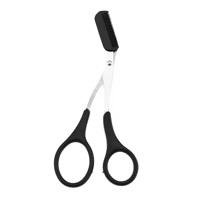 Stainless Steel Eyebrow Scissors with Comb | Brow Trimmer Eyebrow Trimmer Scissors QXL