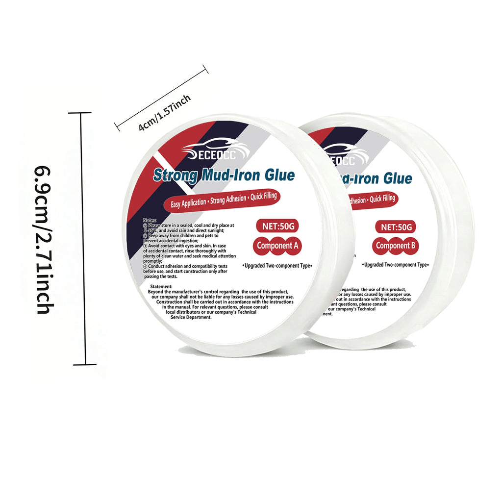 100g Two-Component Epoxy Metal Crack Repair Adhesive Black Epoxy Repair Adhesive QXL