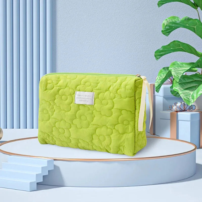 35-Piece Makeup Brush Set with Tools & Bag – Green Combo Makeup Brush Set QXL