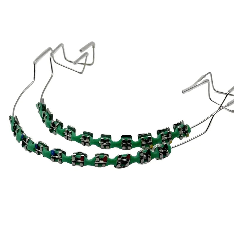 Dental Metal Braces Bracket Set | Archwire & Ligature Ties Dental Braces Set QXL