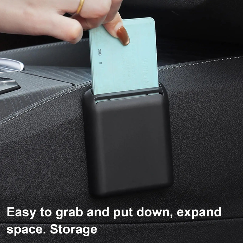 Car Card Holder & Organizer – Adhesive Mount Storage Box Car Card Organizer QXL