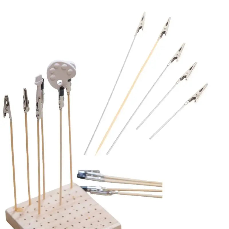 Alligator Clip Sticks for Model Painting | 10/20/50-Pack Model Painting Stand QXL