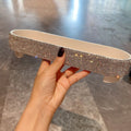Diamond-Encrusted Acrylic Makeup & Perfume Storage Tray Decorative Storage Tray QXL Storage box