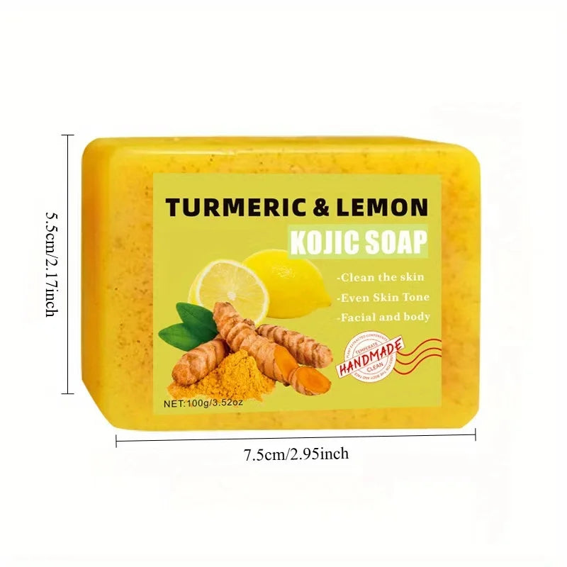 2-Pack Turmeric & Citric Acid Moisturizing Body Soap | All Skin Moisturizing Body Soap QXL