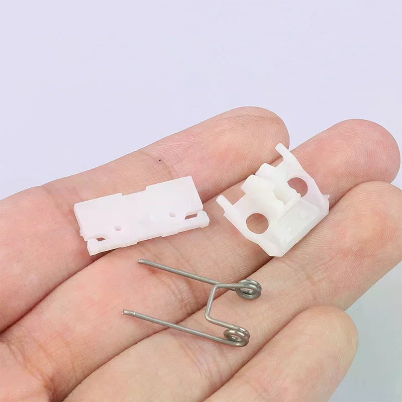 Hair Clipper Swing Head Guide Block & Spring Set for 8081 Clipper Replacement Parts QXL