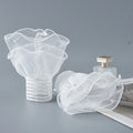 Tulle Fake Pleated Cuff Sleeves | Nail Art Photography Props Fake Pleated Cuffs QXL White