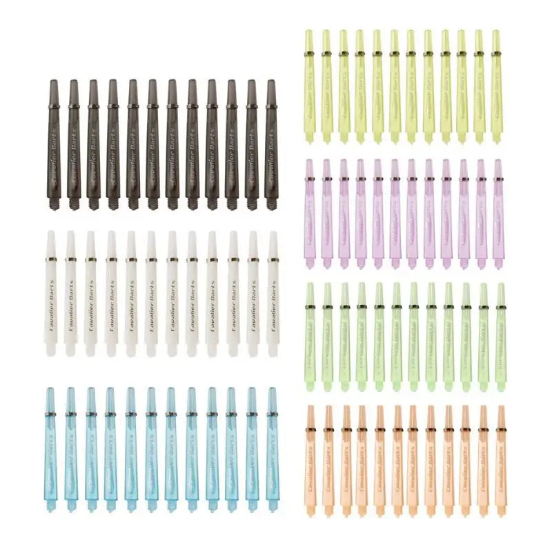12-Pack Plastic Dart Stems 35mm & 45mm | 4.5mm O-Ring Shafts Dart Shaft Set QXL