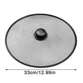 Black Fine Mesh Splatter Screen | Frying Pan Oil Guard Splatter Screen QXL 33cm